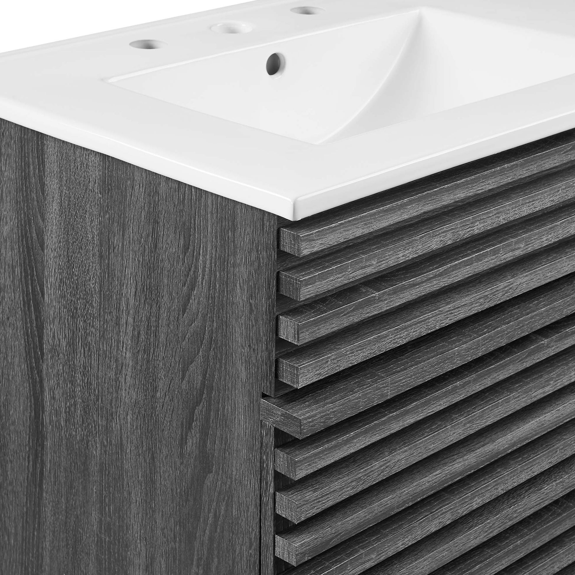 Render 48" Bathroom Vanity with White Basin Included