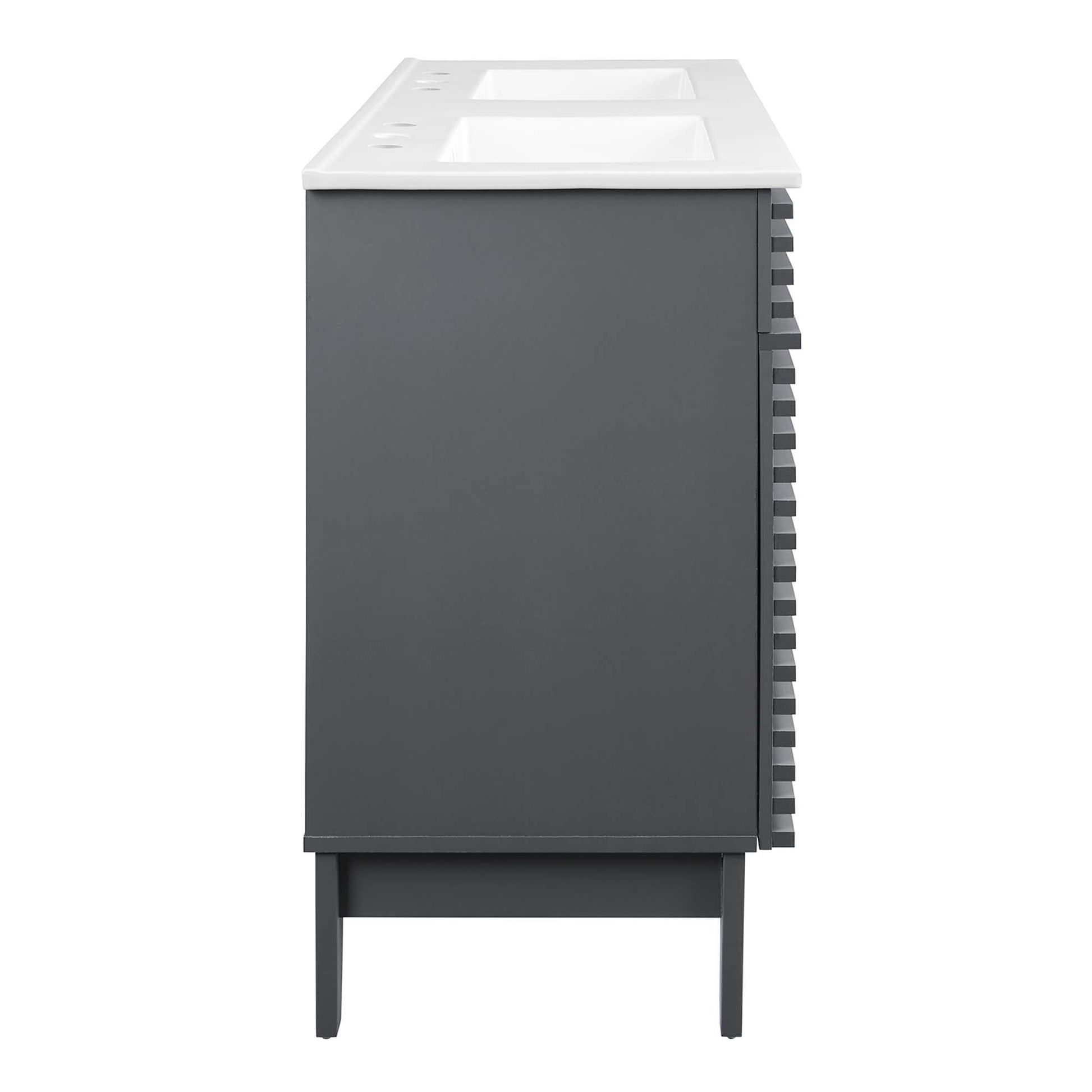 Render 48" Bathroom Vanity with White Basin Included