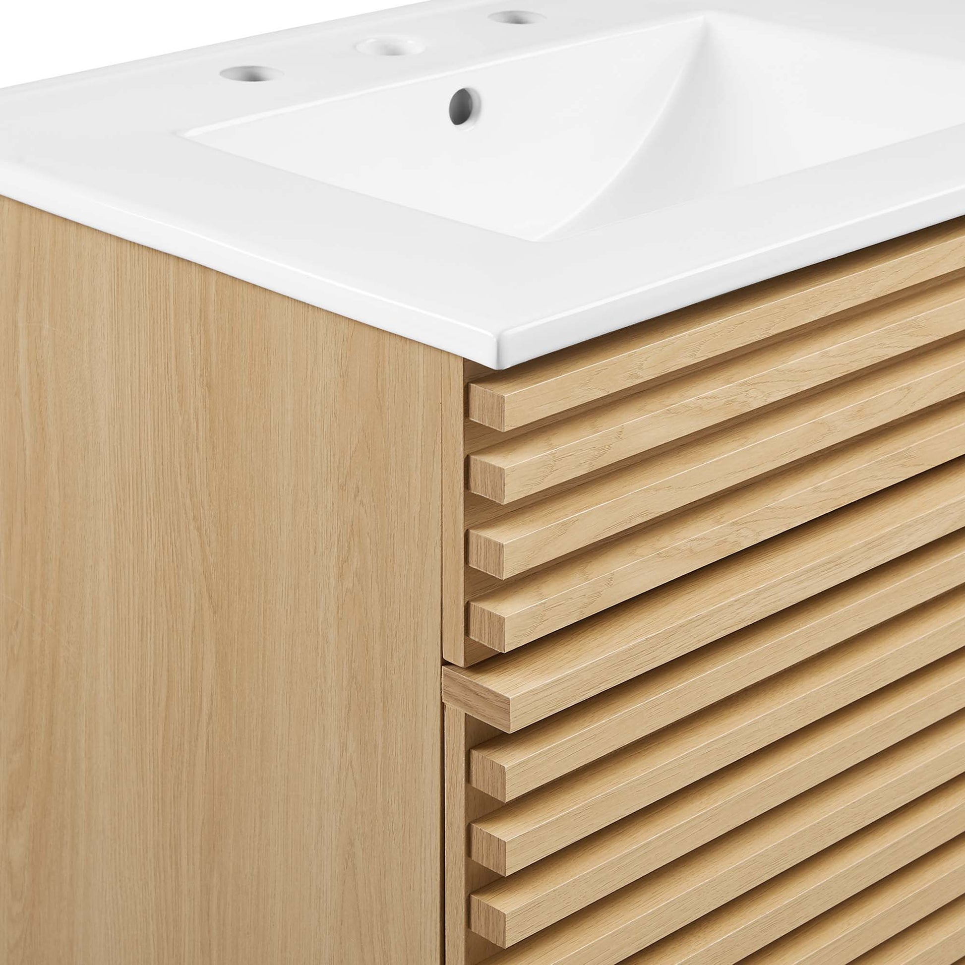 Render 48" Bathroom Vanity with White Basin Included
