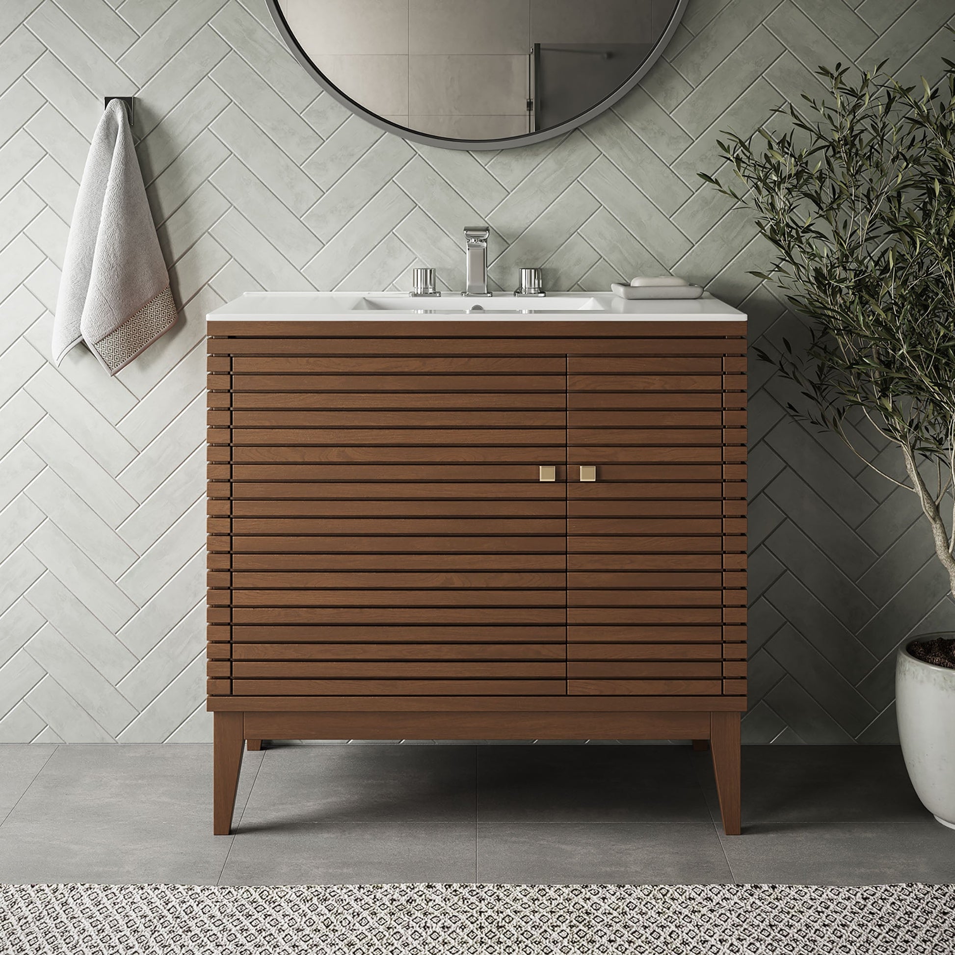 Ledger Bathroom Vanity Basin Included