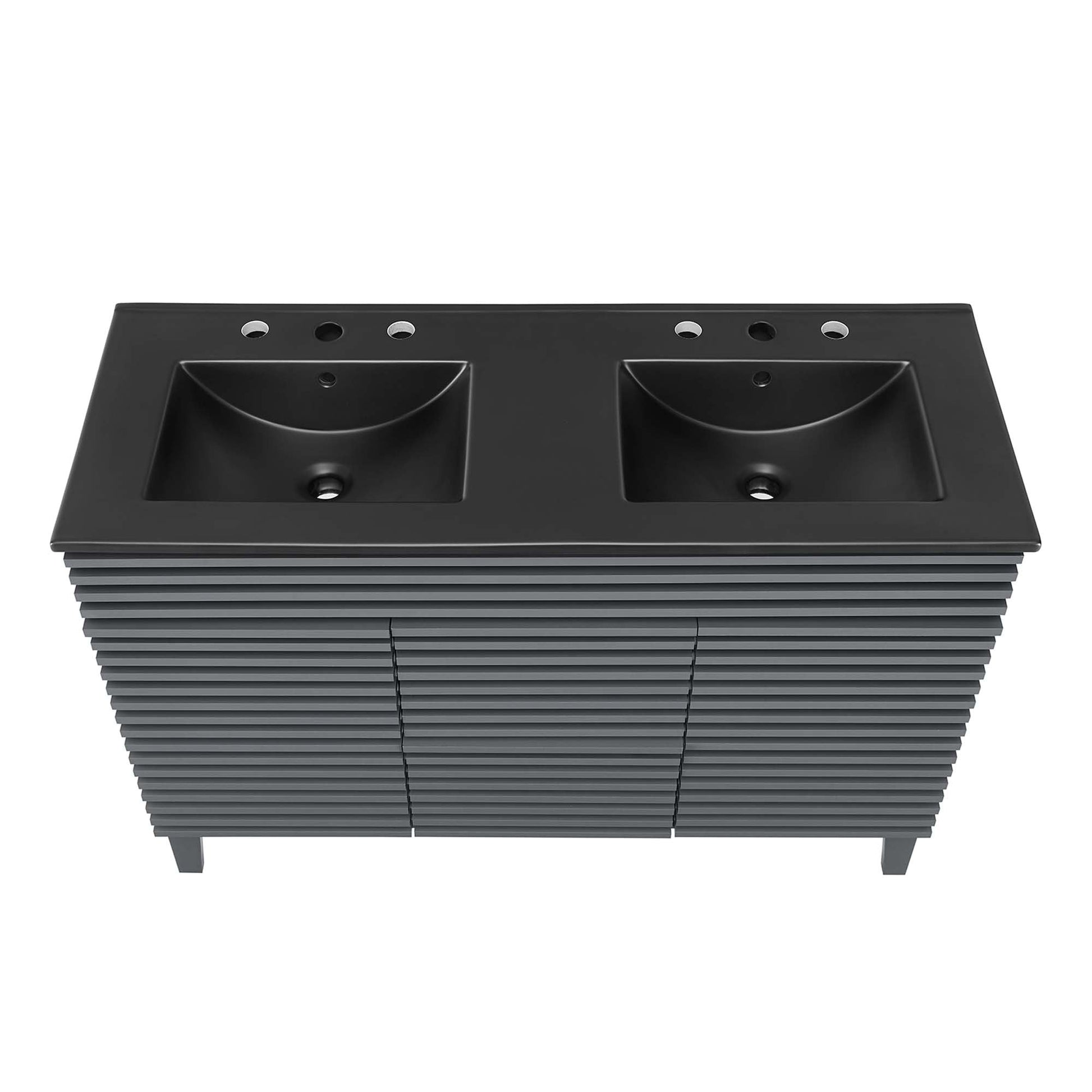 Render 48" Bathroom  Vanity with Black Basin Included