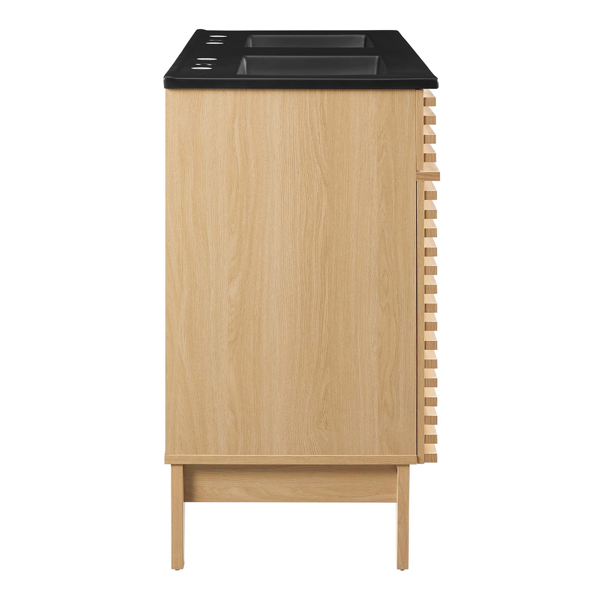 Render 48" Bathroom  Vanity with Black Basin Included
