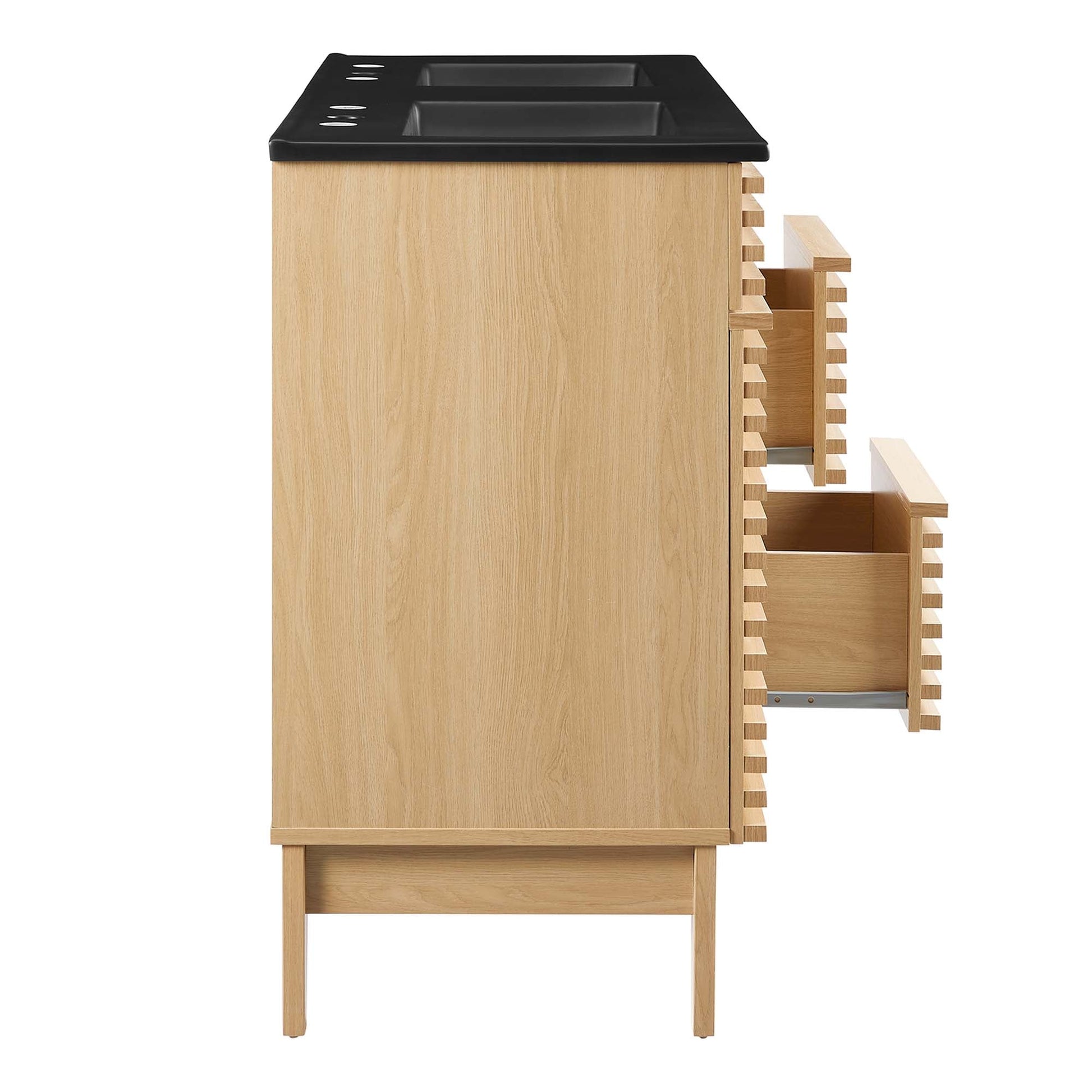 Render 48" Bathroom  Vanity with Black Basin Included
