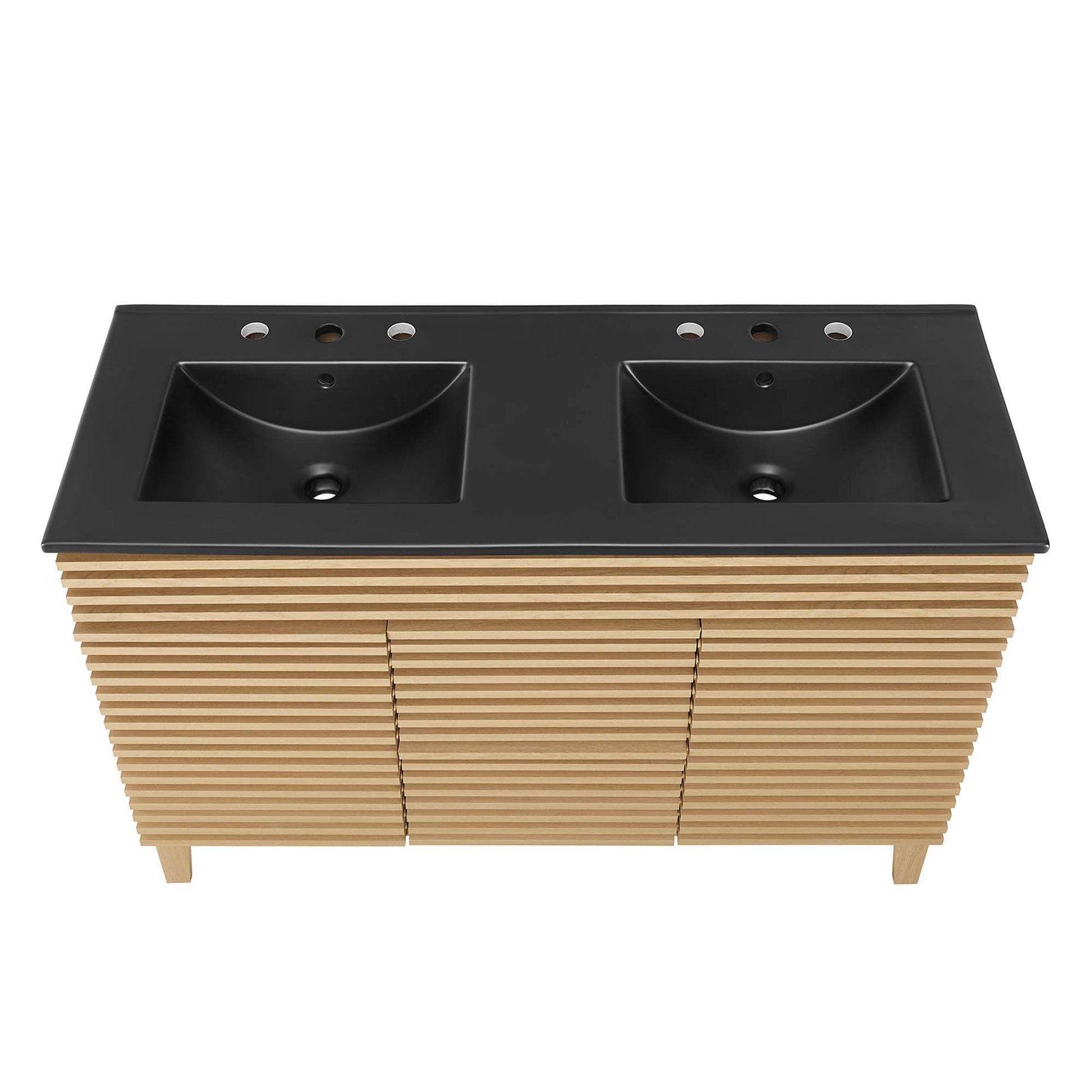Render 48" Bathroom  Vanity with Black Basin Included