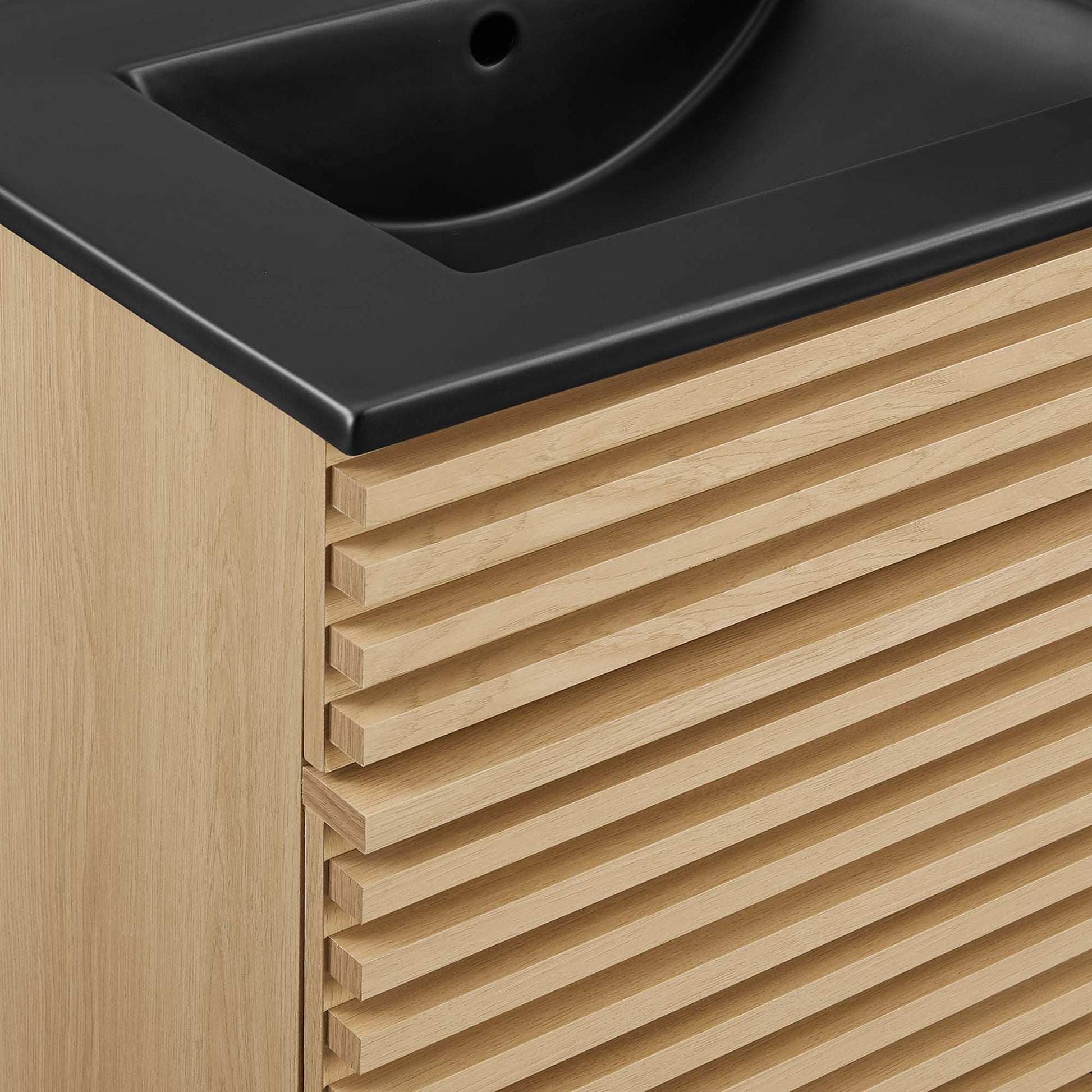 Render 48" Bathroom  Vanity with Black Basin Included