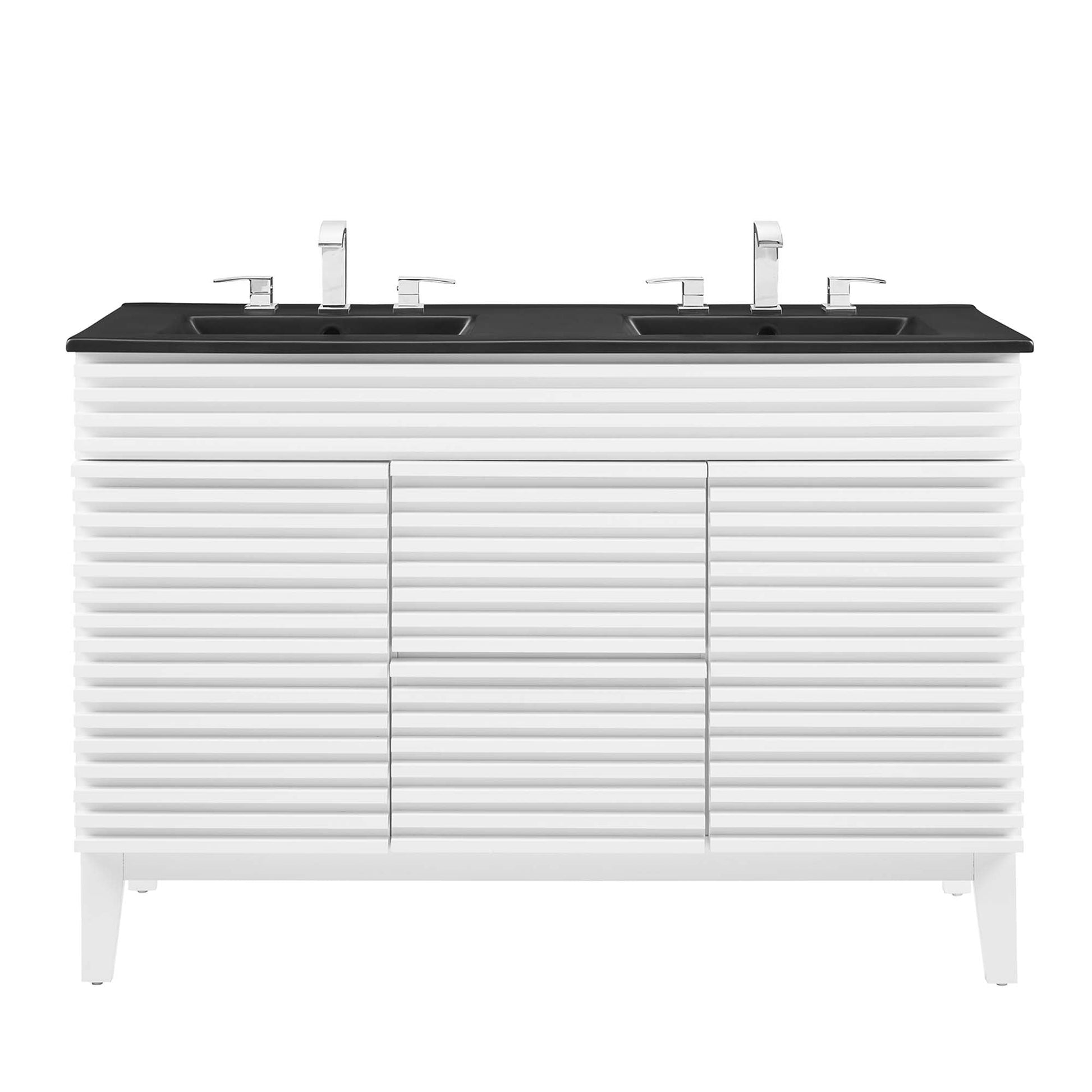 Render 48" Bathroom  Vanity with Black Basin Included