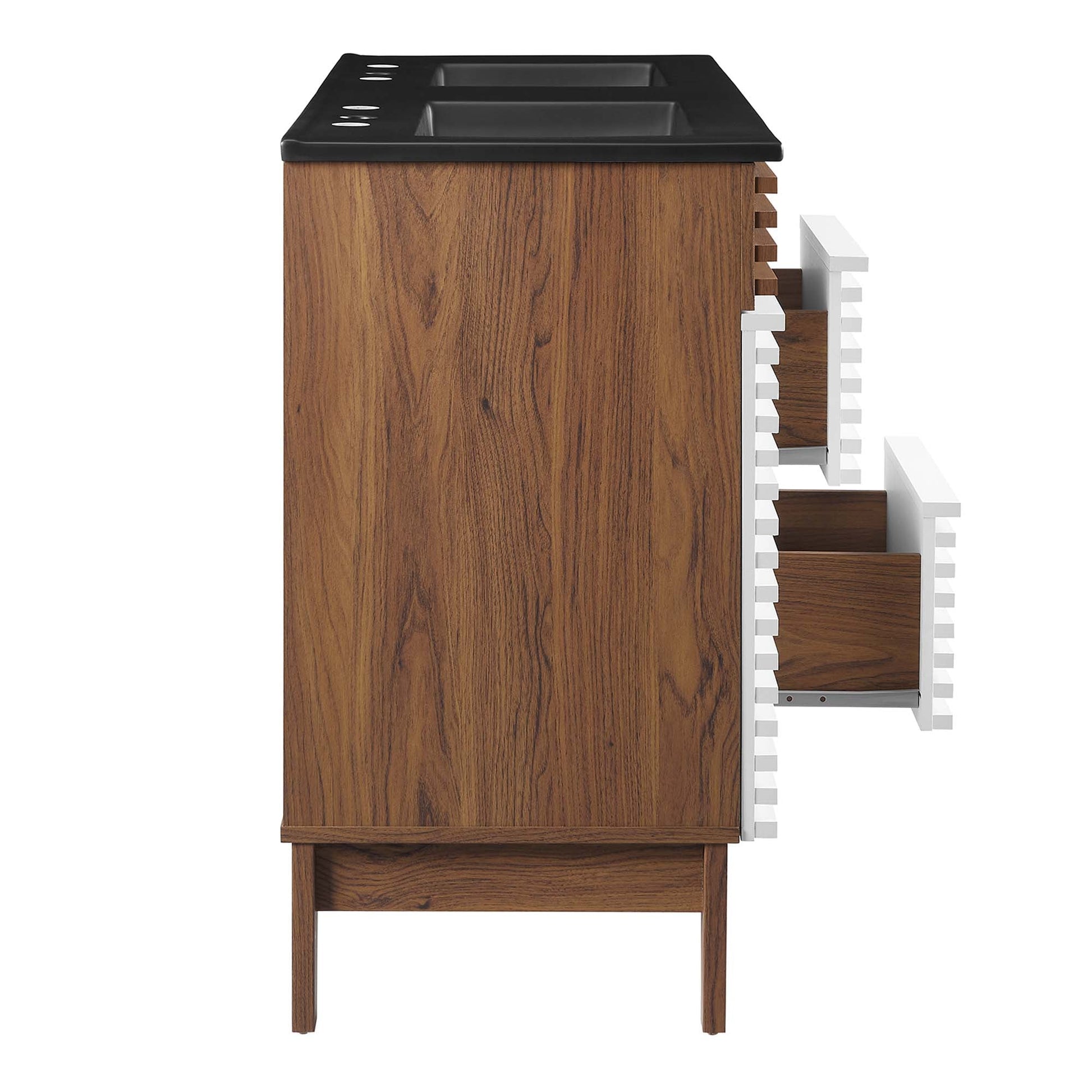 Render 48" Bathroom  Vanity with Black Basin Included