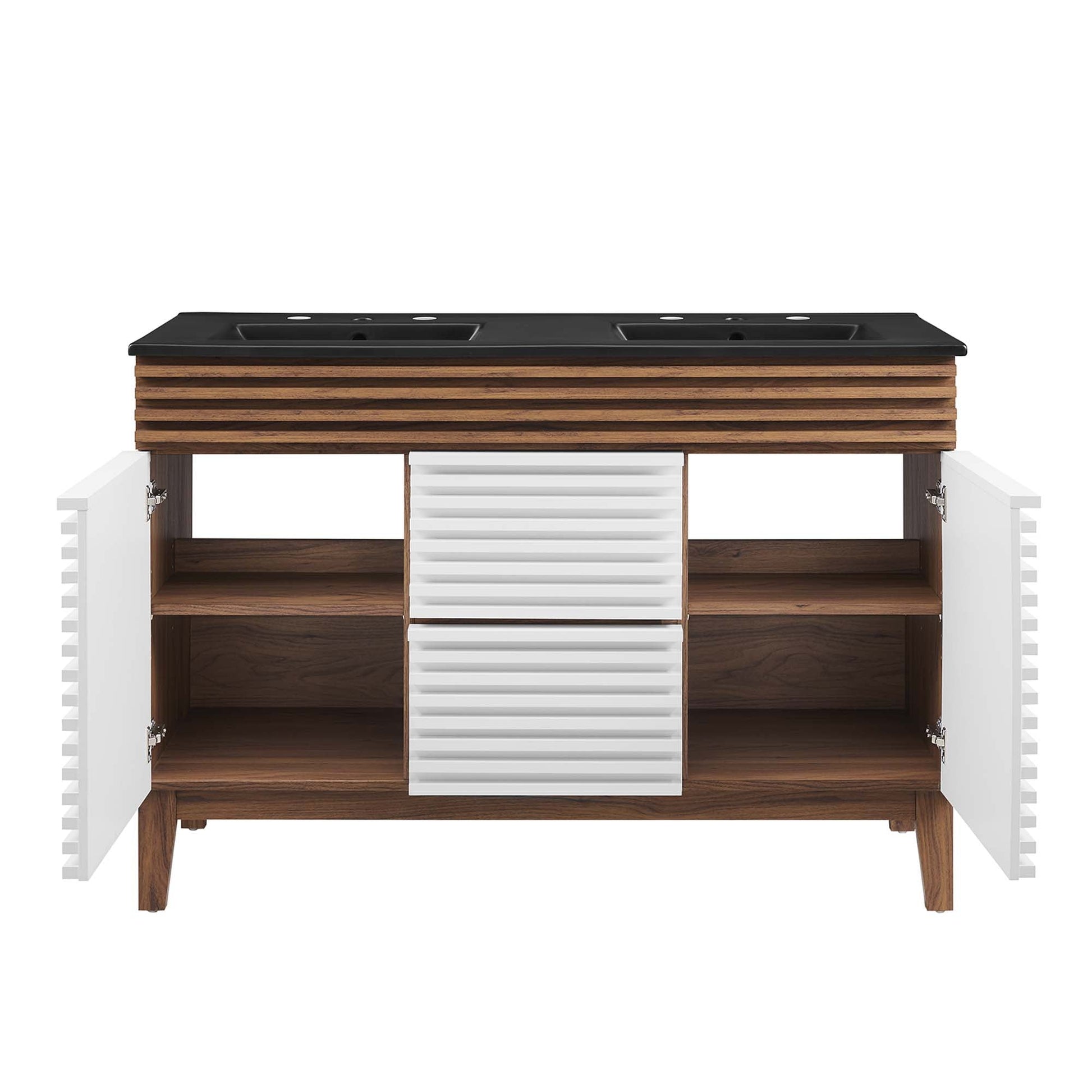 Render 48" Bathroom  Vanity with Black Basin Included