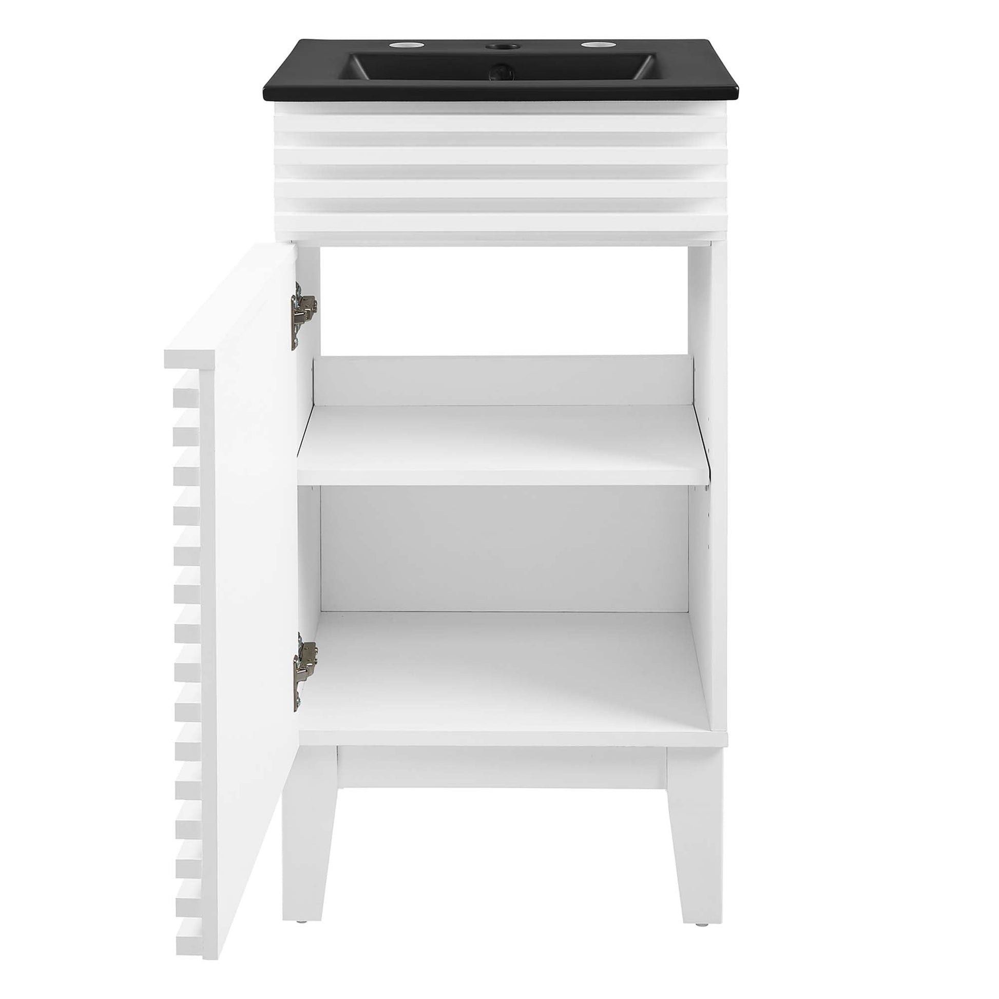 Render Bathroom Vanity with Black Basin Included