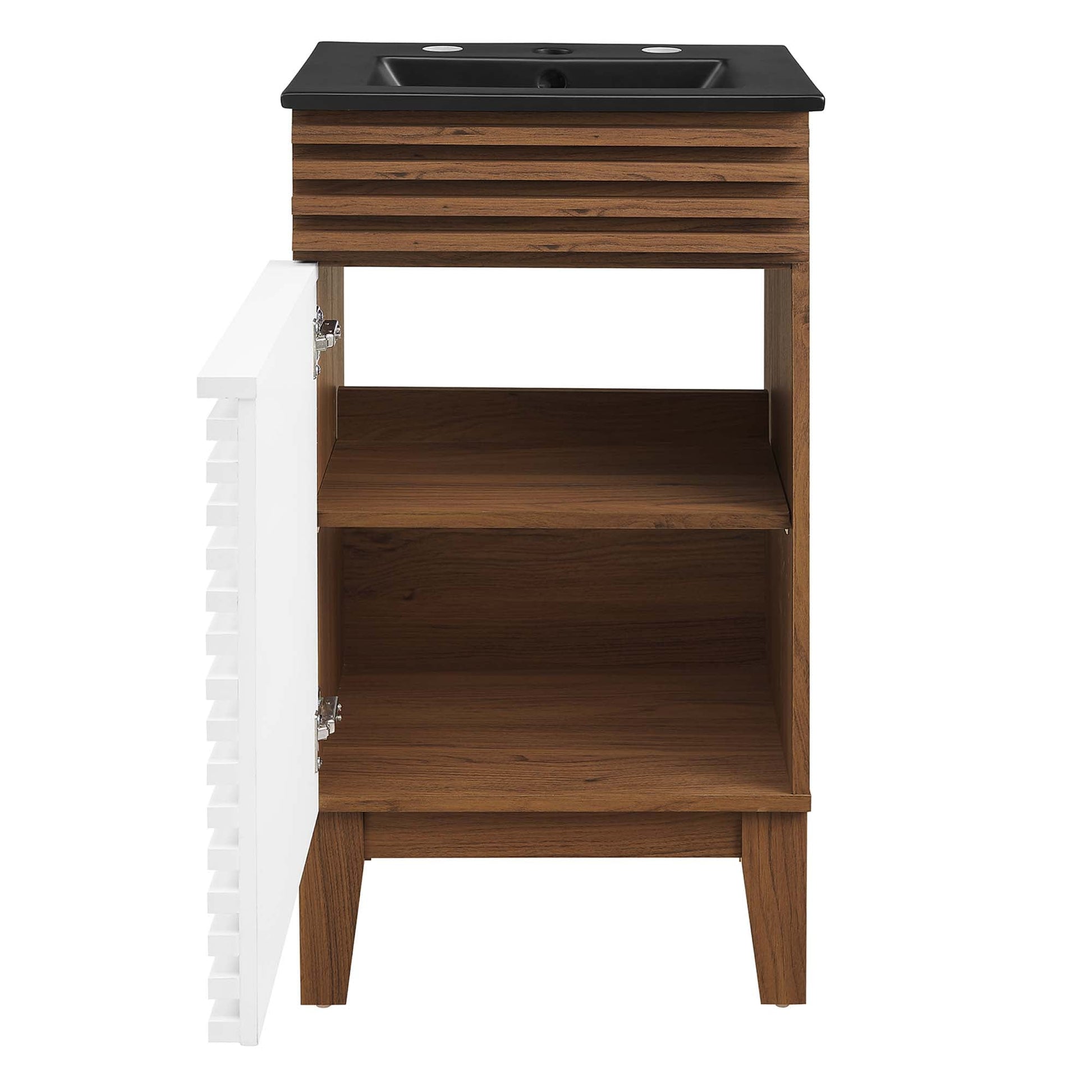 Render Bathroom Vanity with Black Basin Included