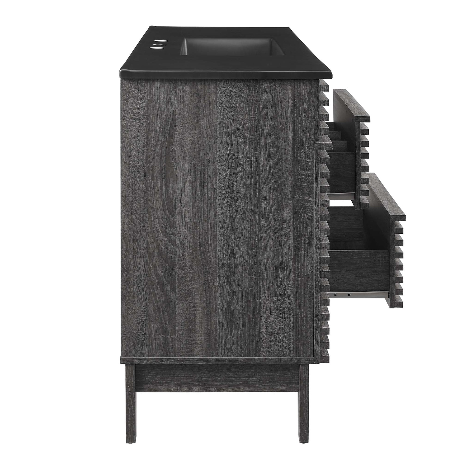 Render 48" Bathroom  Vanity with Black Basin Included