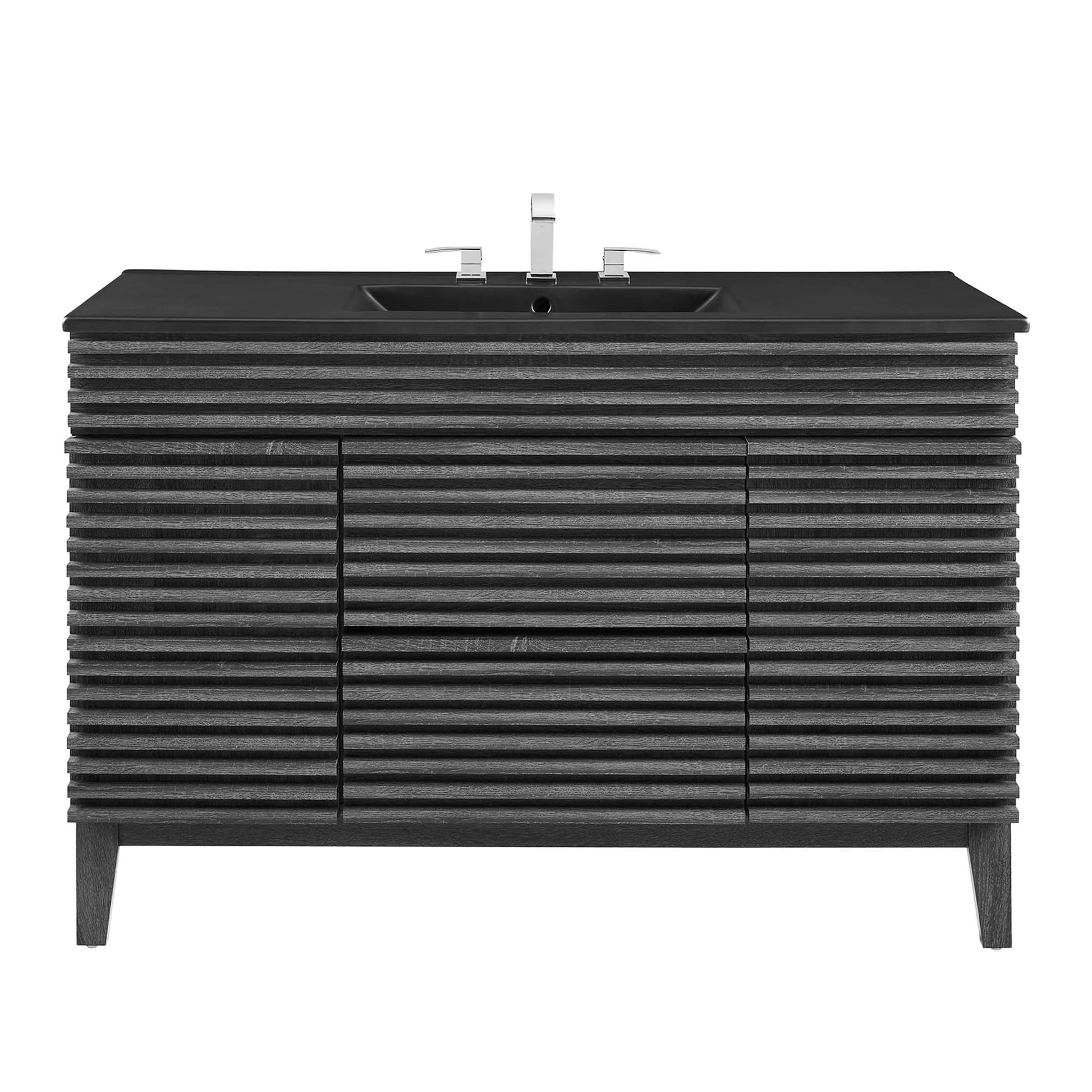 Render 48" Bathroom  Vanity with Black Basin Included
