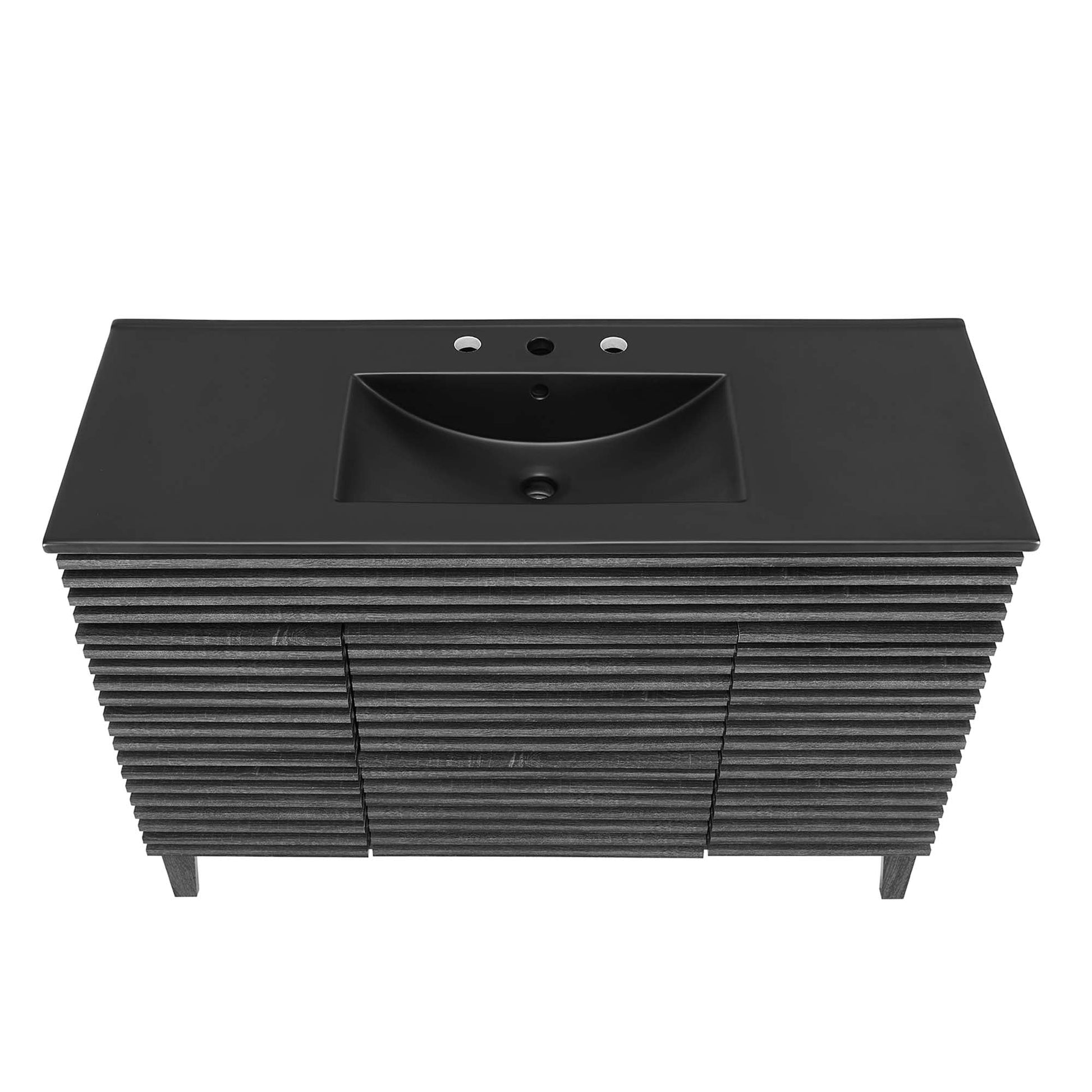 Render 48" Bathroom  Vanity with Black Basin Included