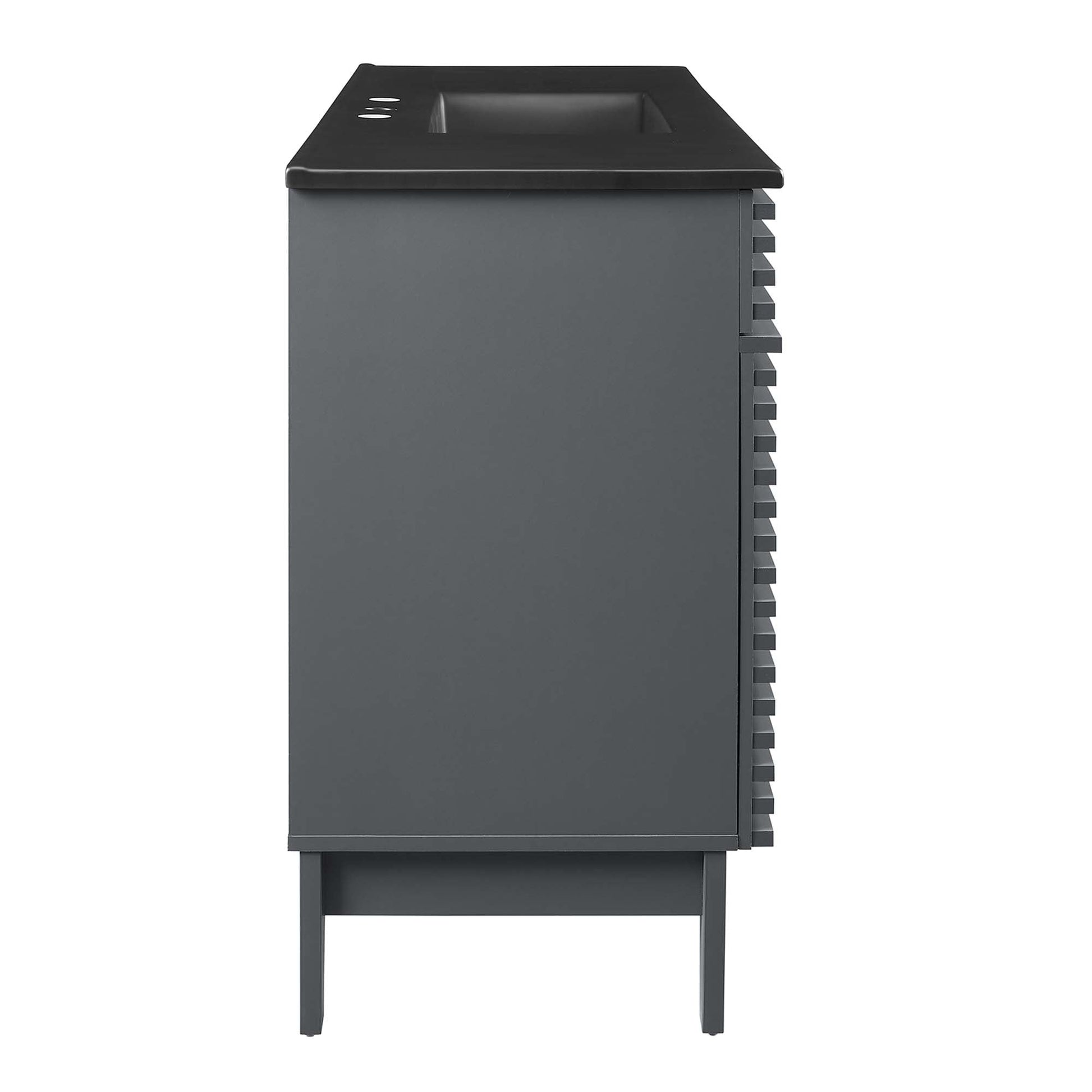Render 48" Bathroom  Vanity with Black Basin Included