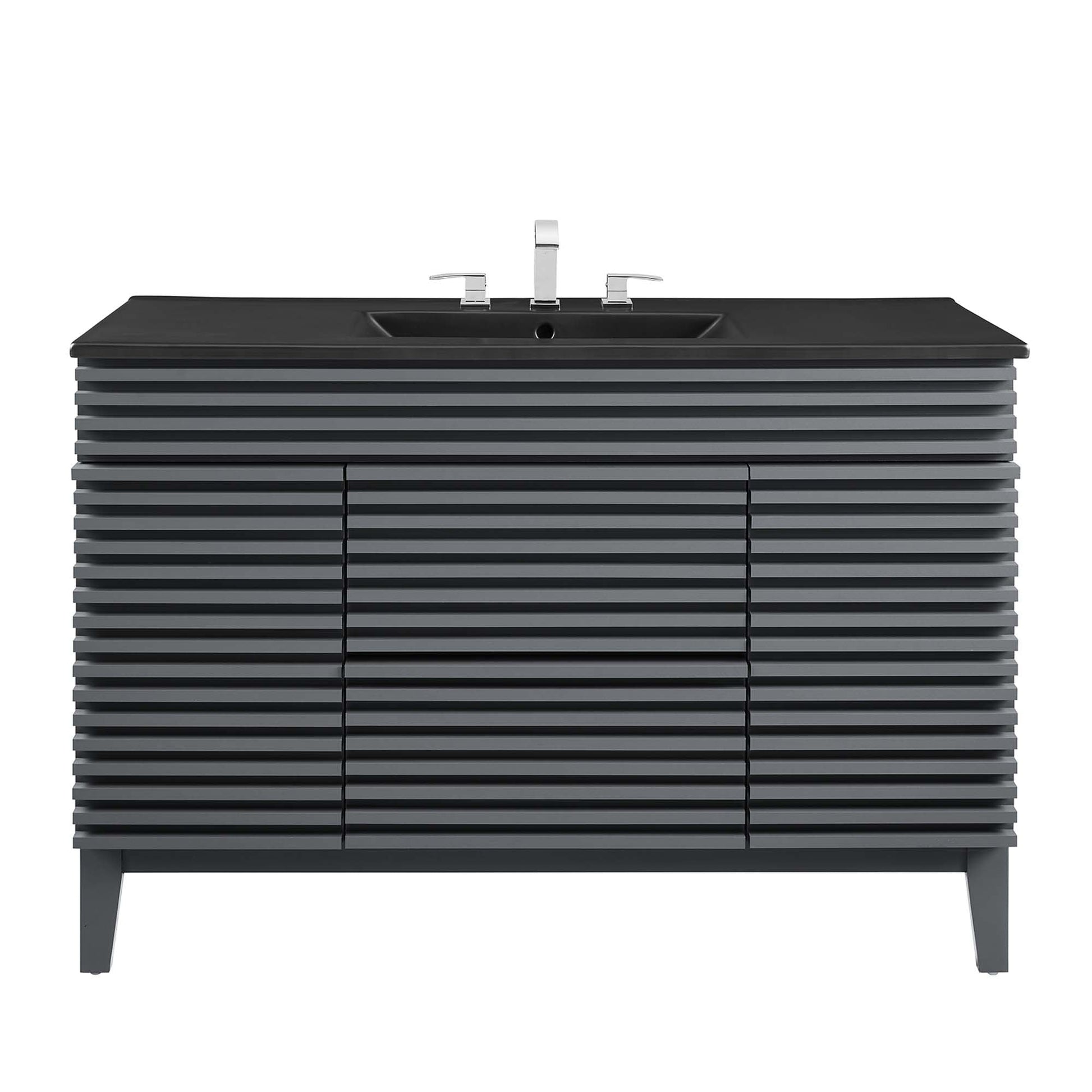 Render 48" Bathroom  Vanity with Black Basin Included