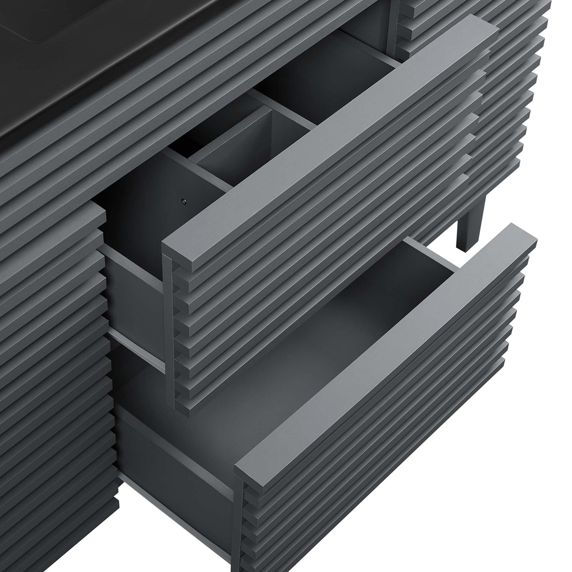 Render 48" Bathroom  Vanity with Black Basin Included