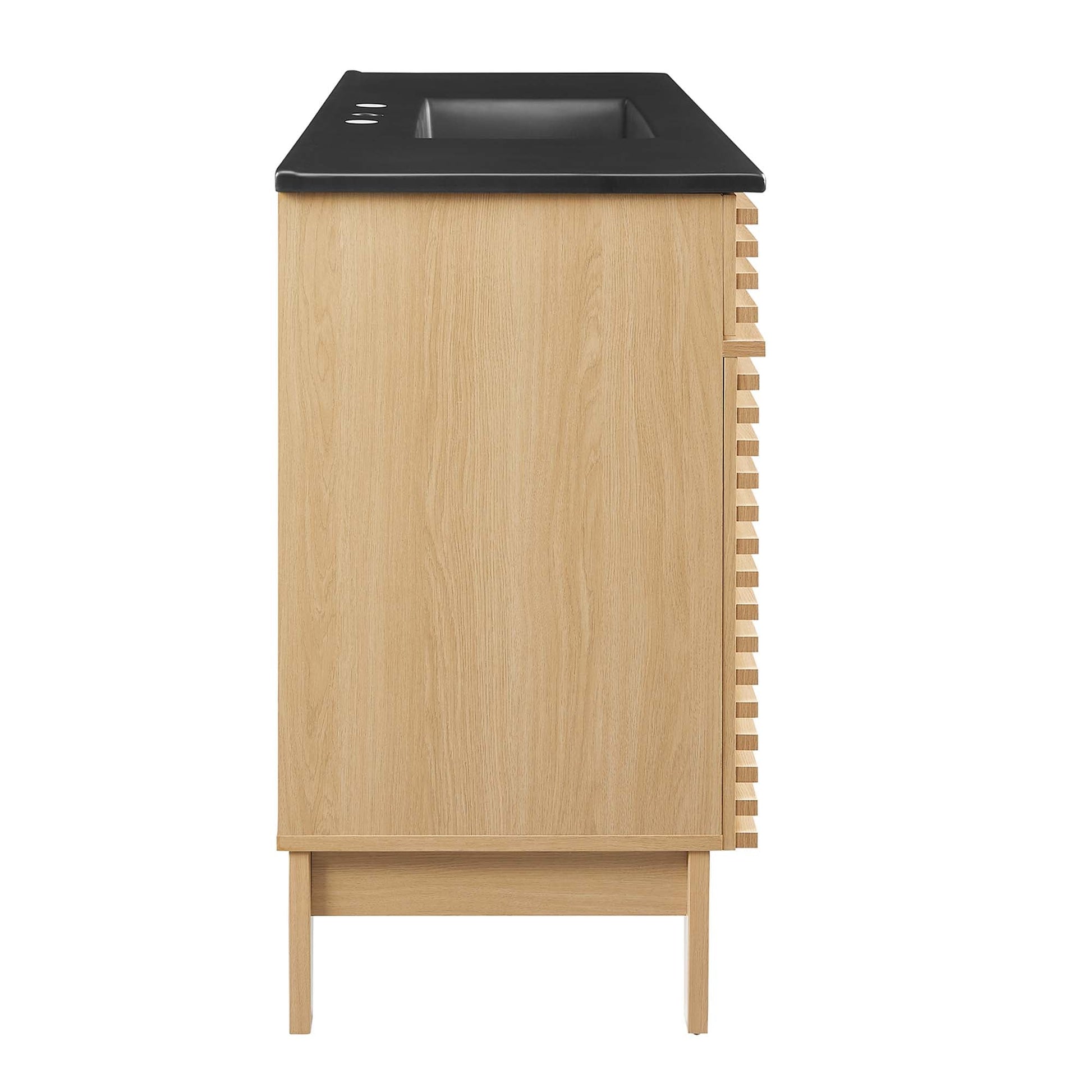 Render 48" Bathroom  Vanity with Black Basin Included