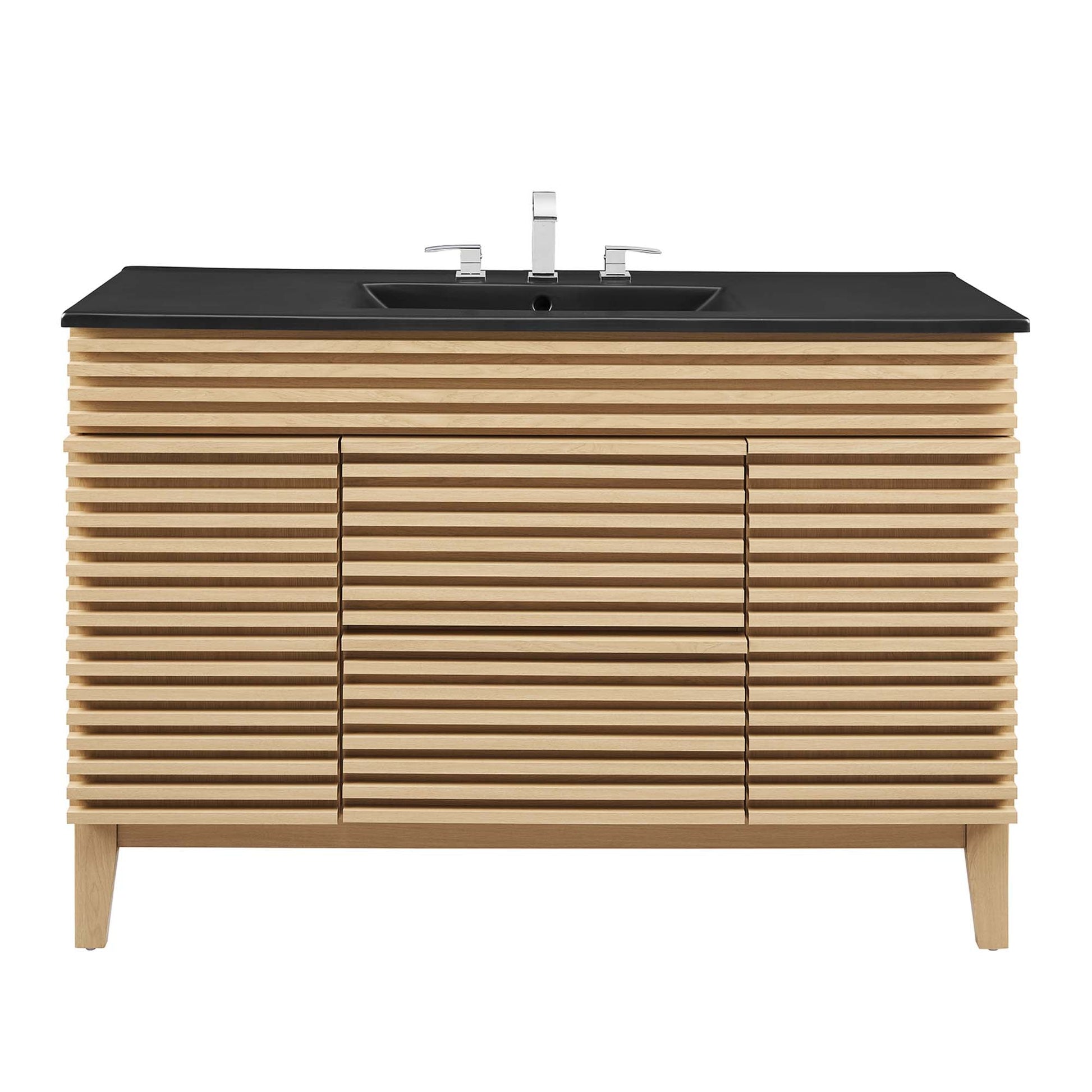 Render 48" Bathroom  Vanity with Black Basin Included