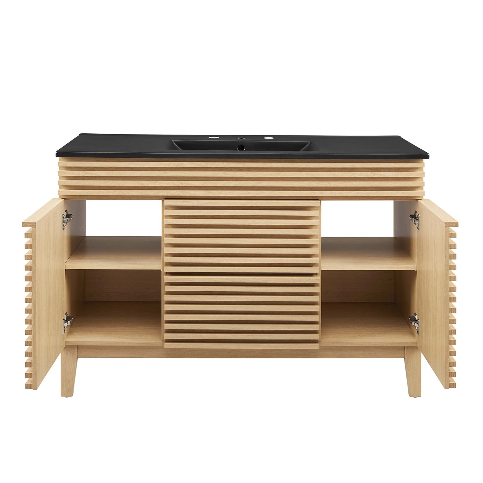 Render 48" Bathroom  Vanity with Black Basin Included