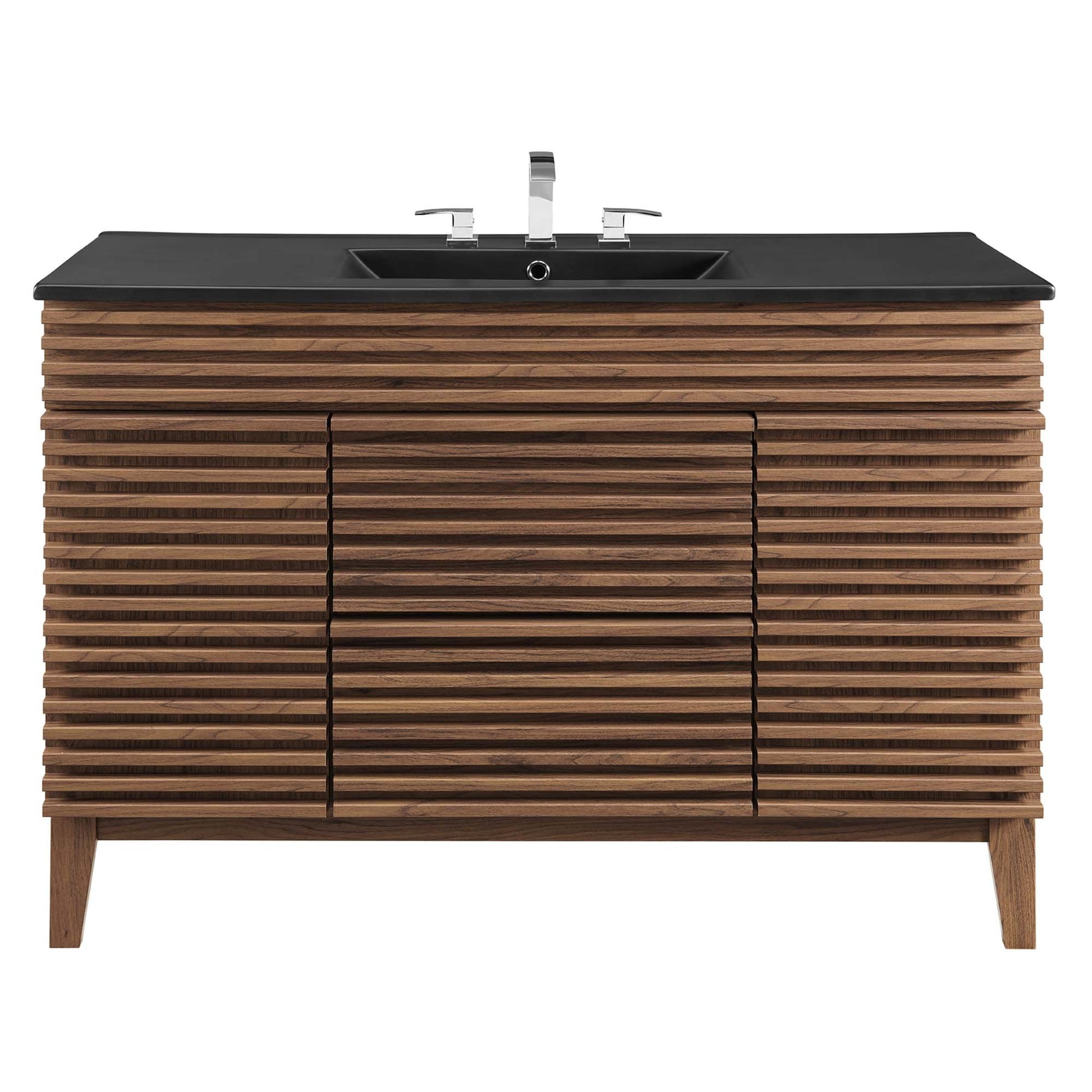 Render 48" Bathroom  Vanity with Black Basin Included