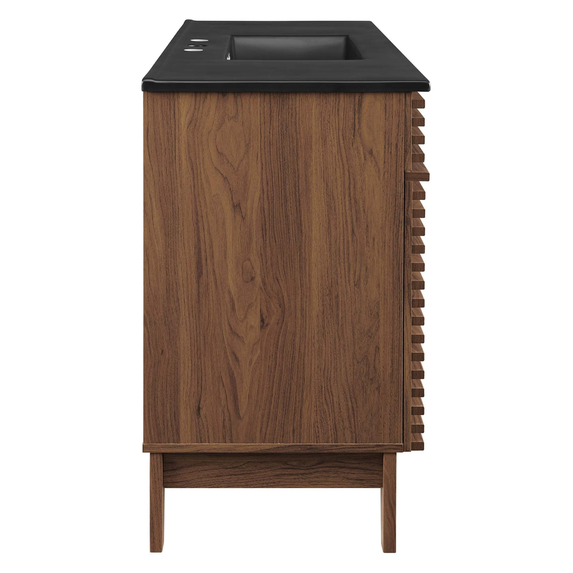 Render 48" Bathroom  Vanity with Black Basin Included