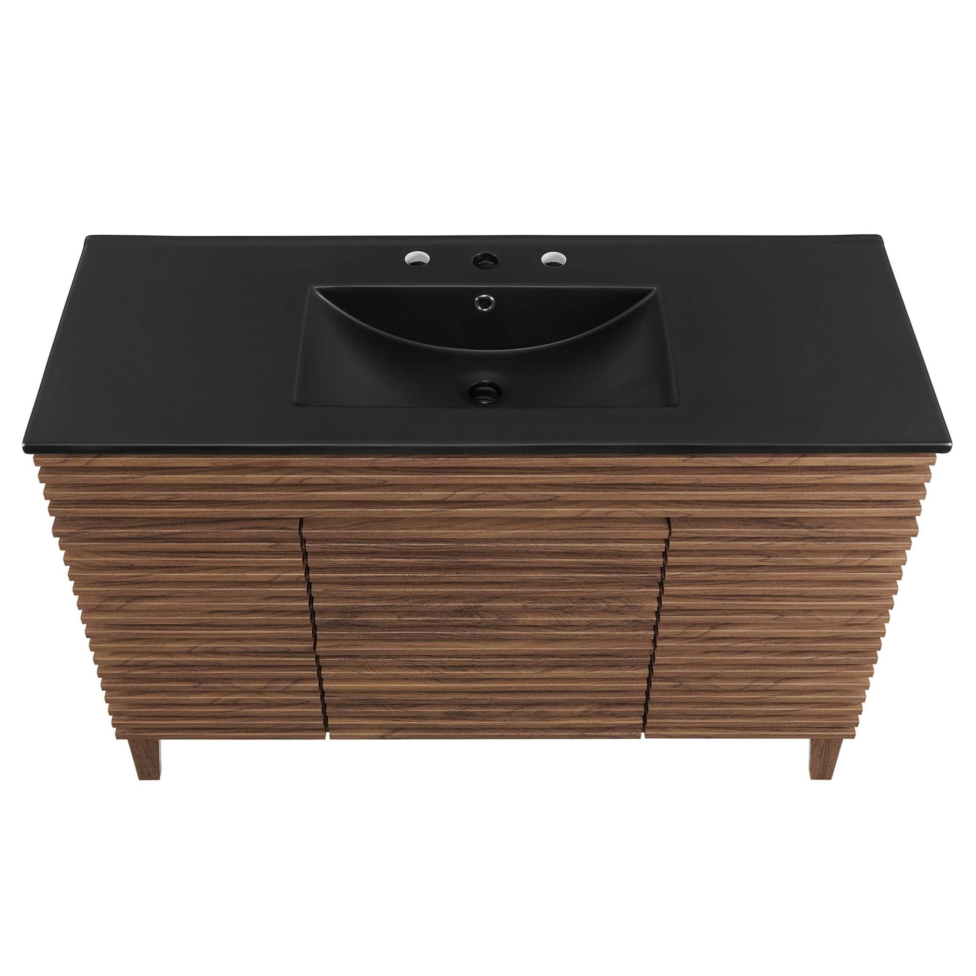 Render 48" Bathroom  Vanity with Black Basin Included