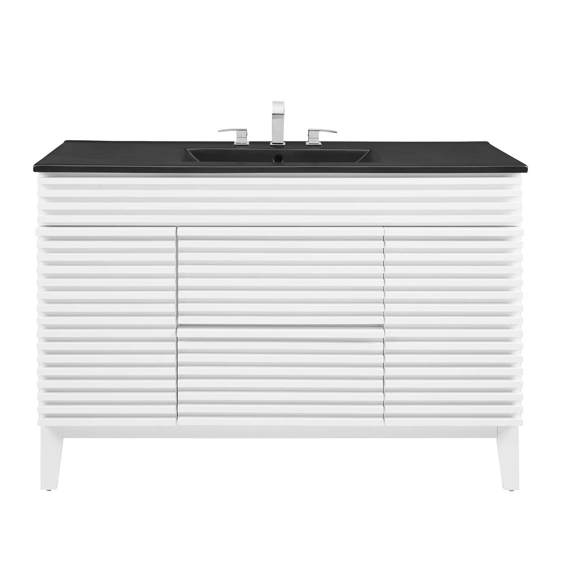 Render 48" Bathroom  Vanity with Black Basin Included