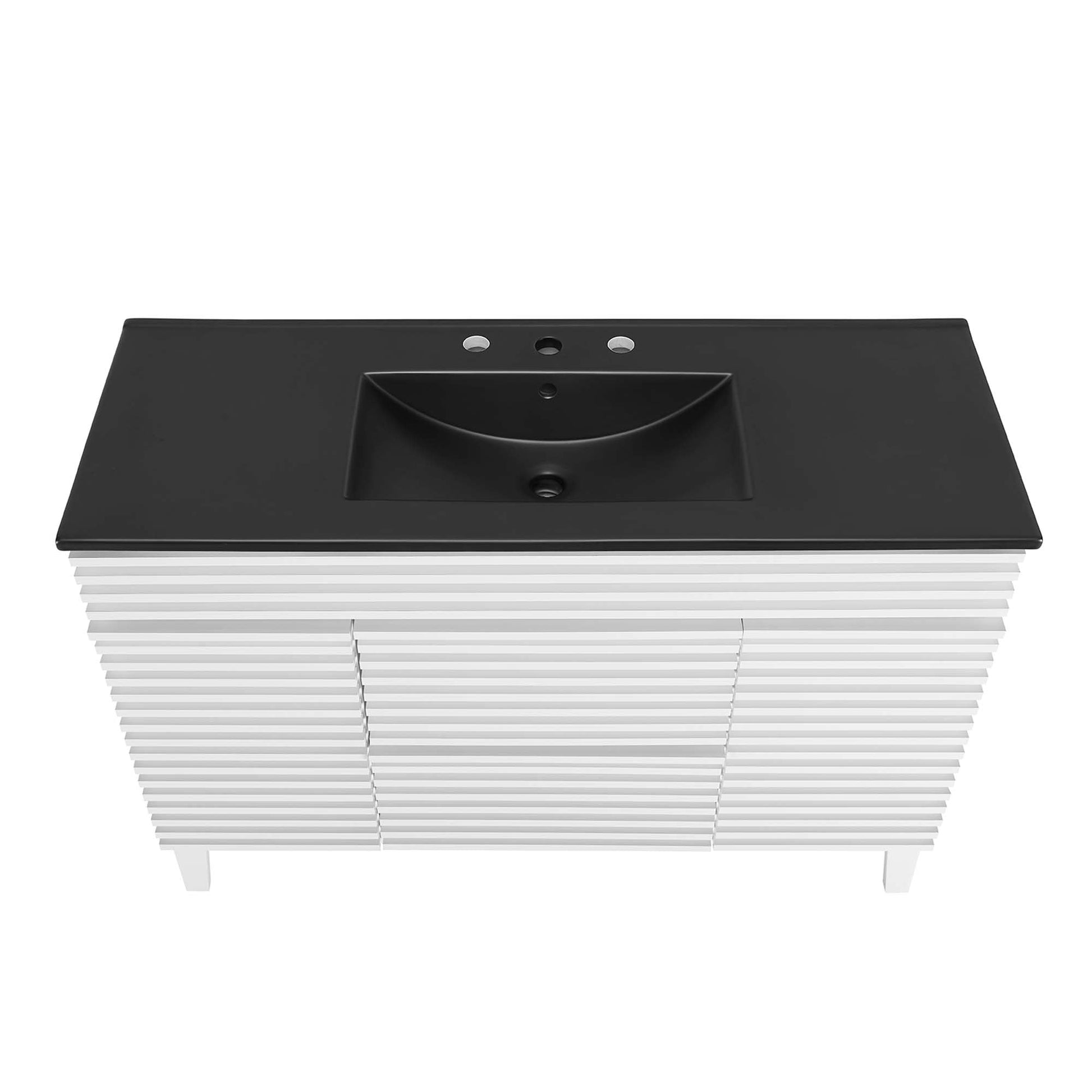 Render 48" Bathroom  Vanity with Black Basin Included