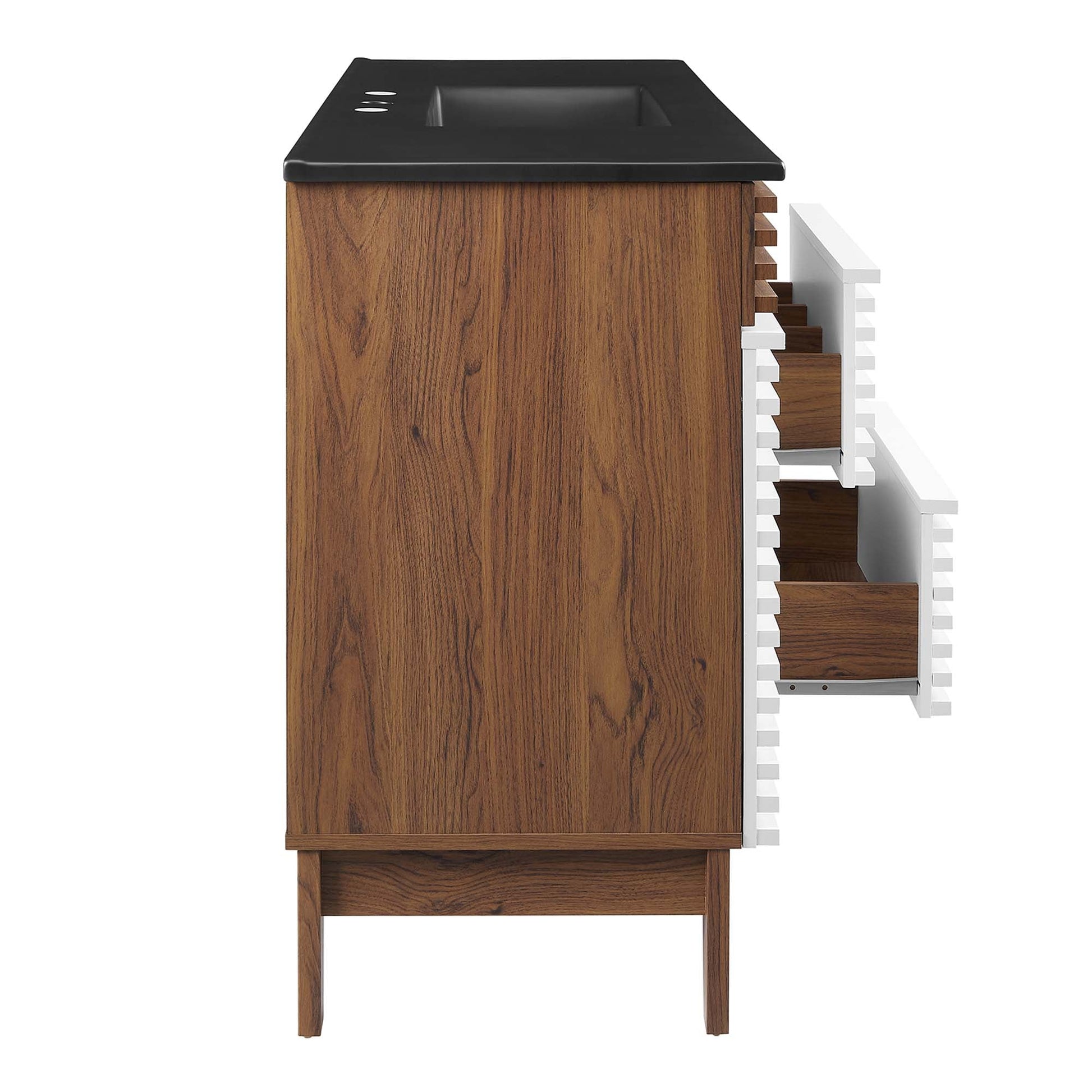 Render 48" Bathroom  Vanity with Black Basin Included
