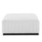 Conjure Channel Tufted Upholstered Fabric Ottoman