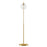Silo Glass Globe Glass and Metal Floor Lamp