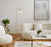 Silo Glass Globe Glass and Metal Floor Lamp