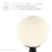 Apex Glass Globe Glass Table Lamp