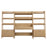 Bixby 3-Piece Wood Office Desk and Bookshelf