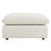 Commix Down Filled Overstuffed Boucle Fabric Ottoman