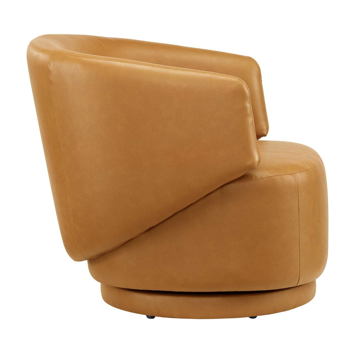 Celestia Vegan Leather Swivel Chair