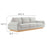 Oasis Upholstered Fabric Sofa