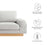 Oasis Upholstered Fabric Sofa