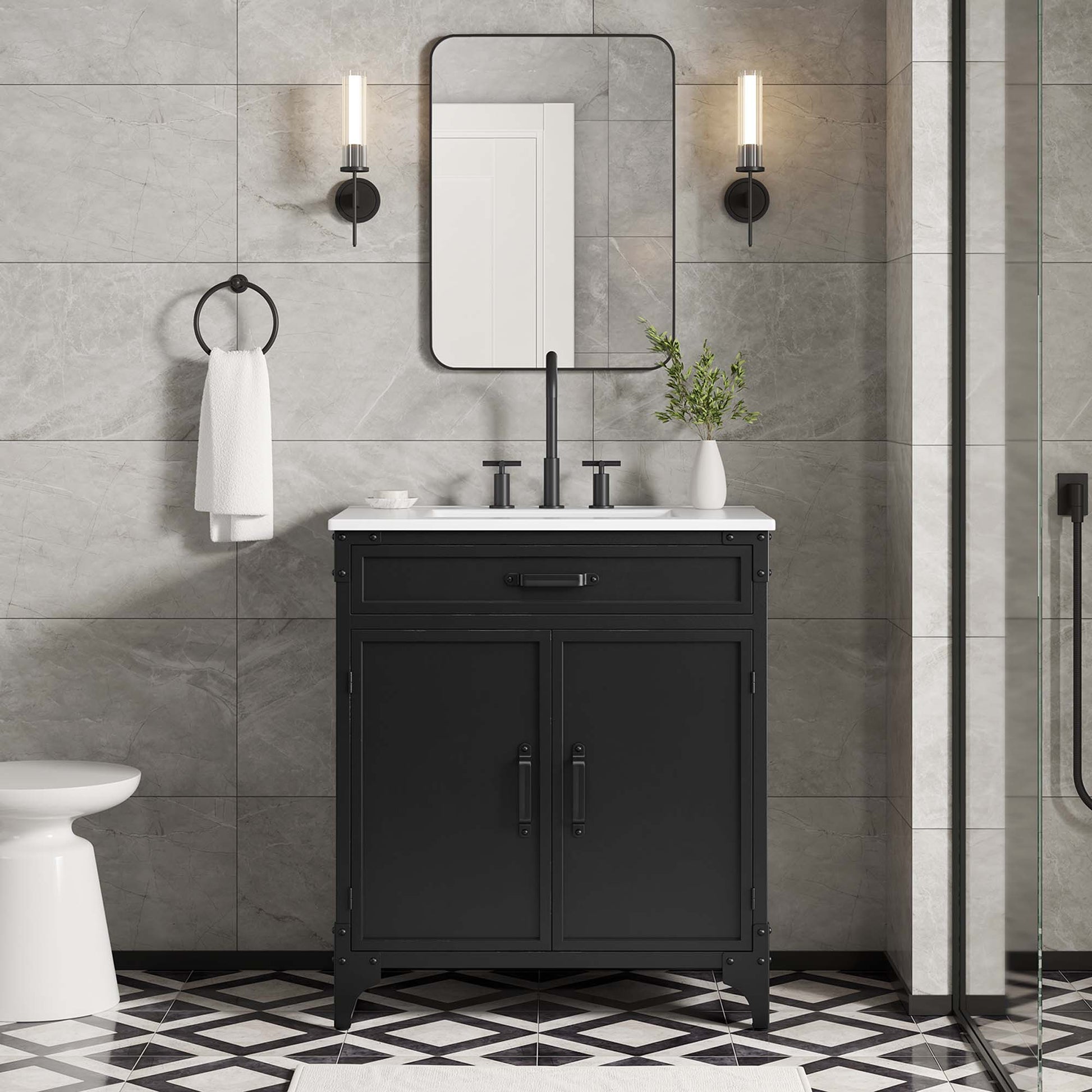 Steamforge Bathroom Vanity Basin Included