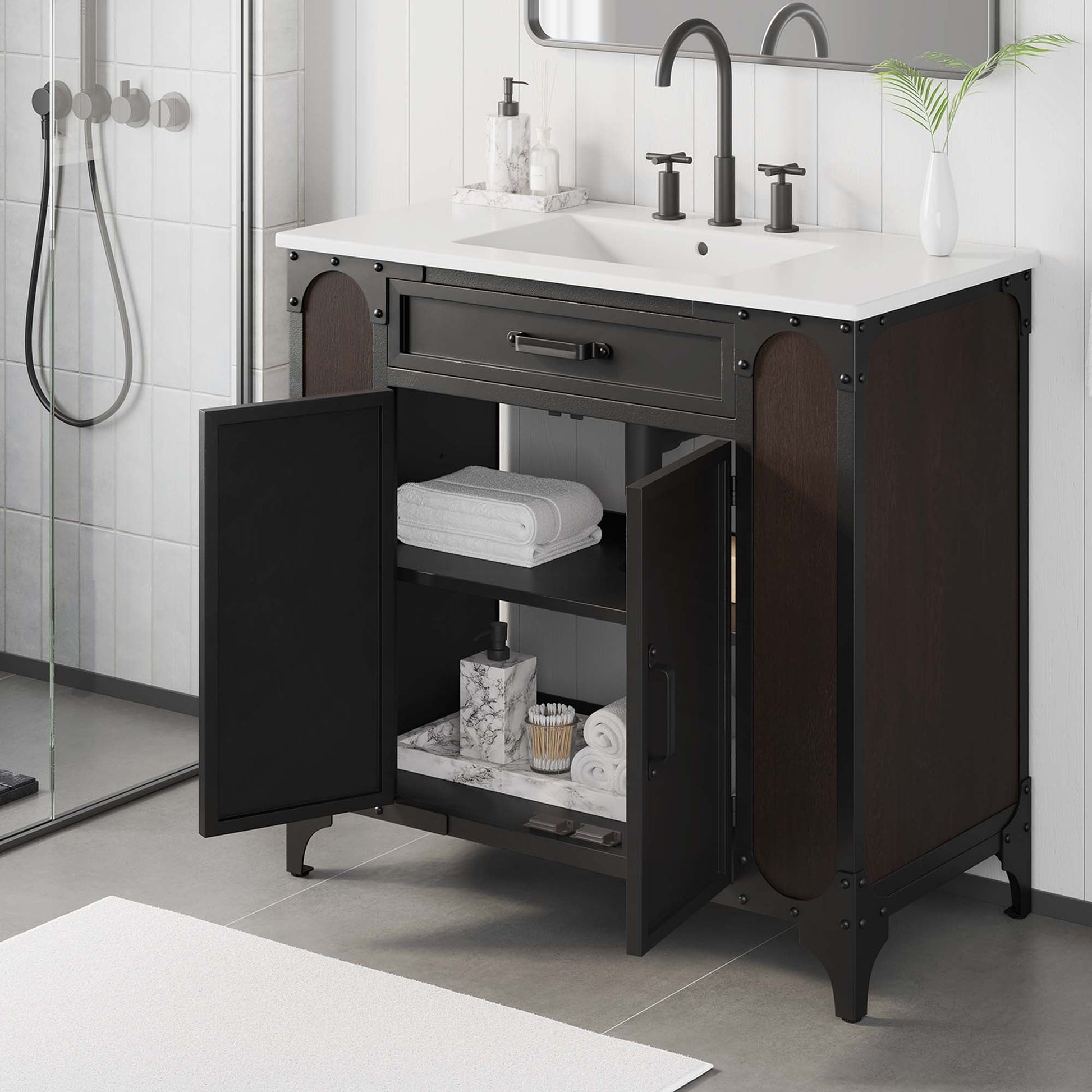 Steamforge Bathroom Vanity Basin Included