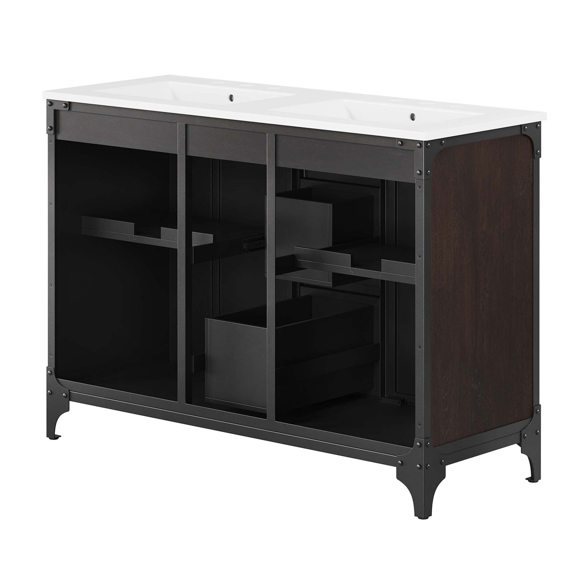 Steamforge Bathroom Cabinet Basin Not Included