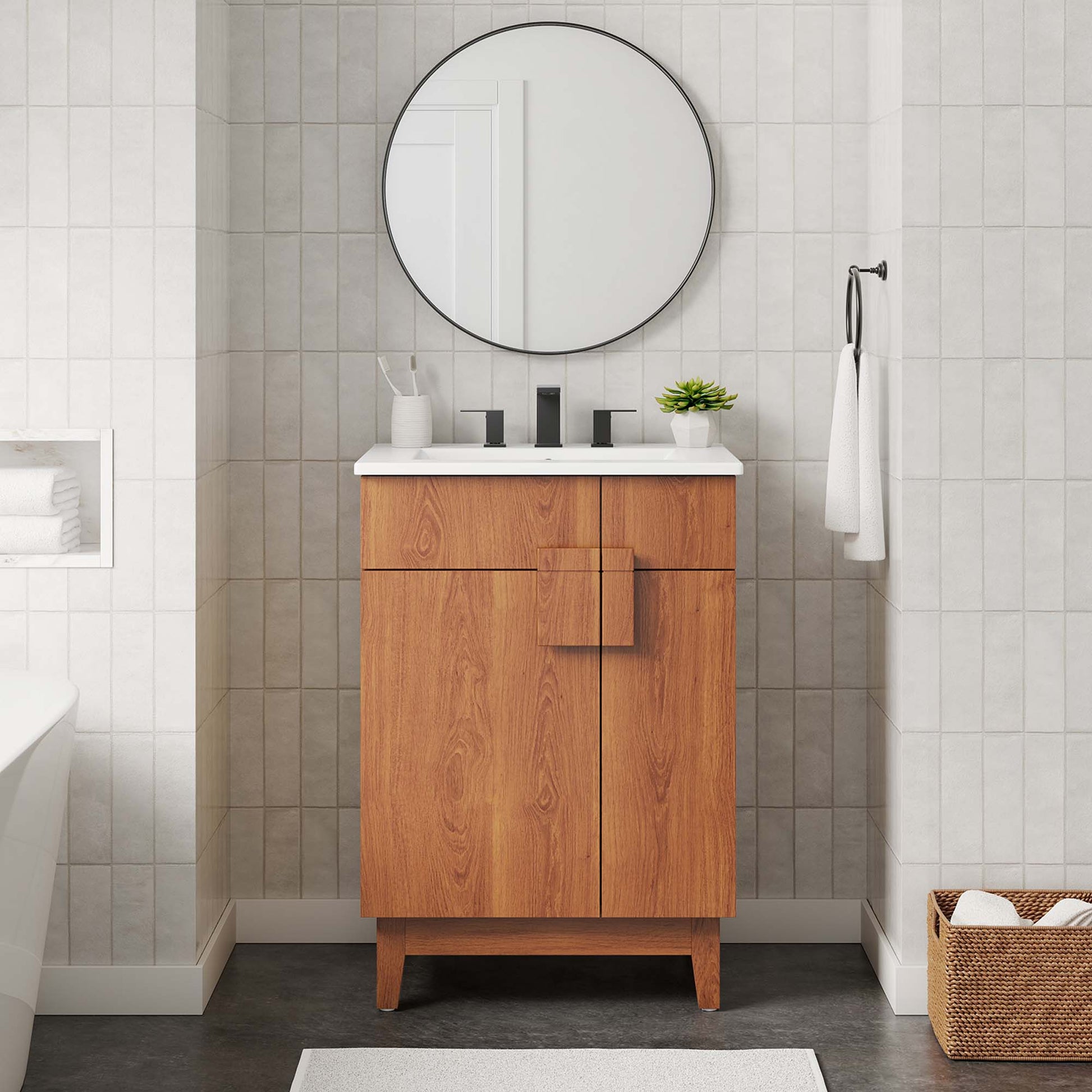 Miles Bathroom Vanity Basin Included