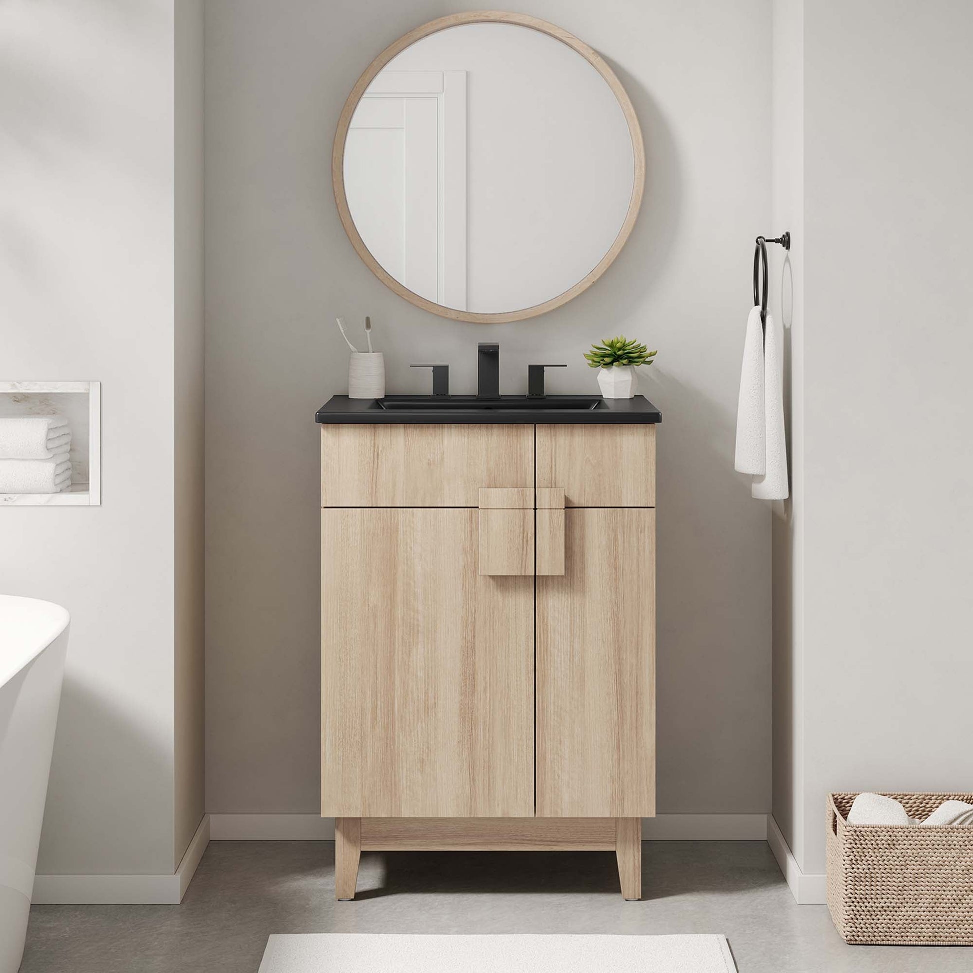 Miles Bathroom Vanity Basin Included