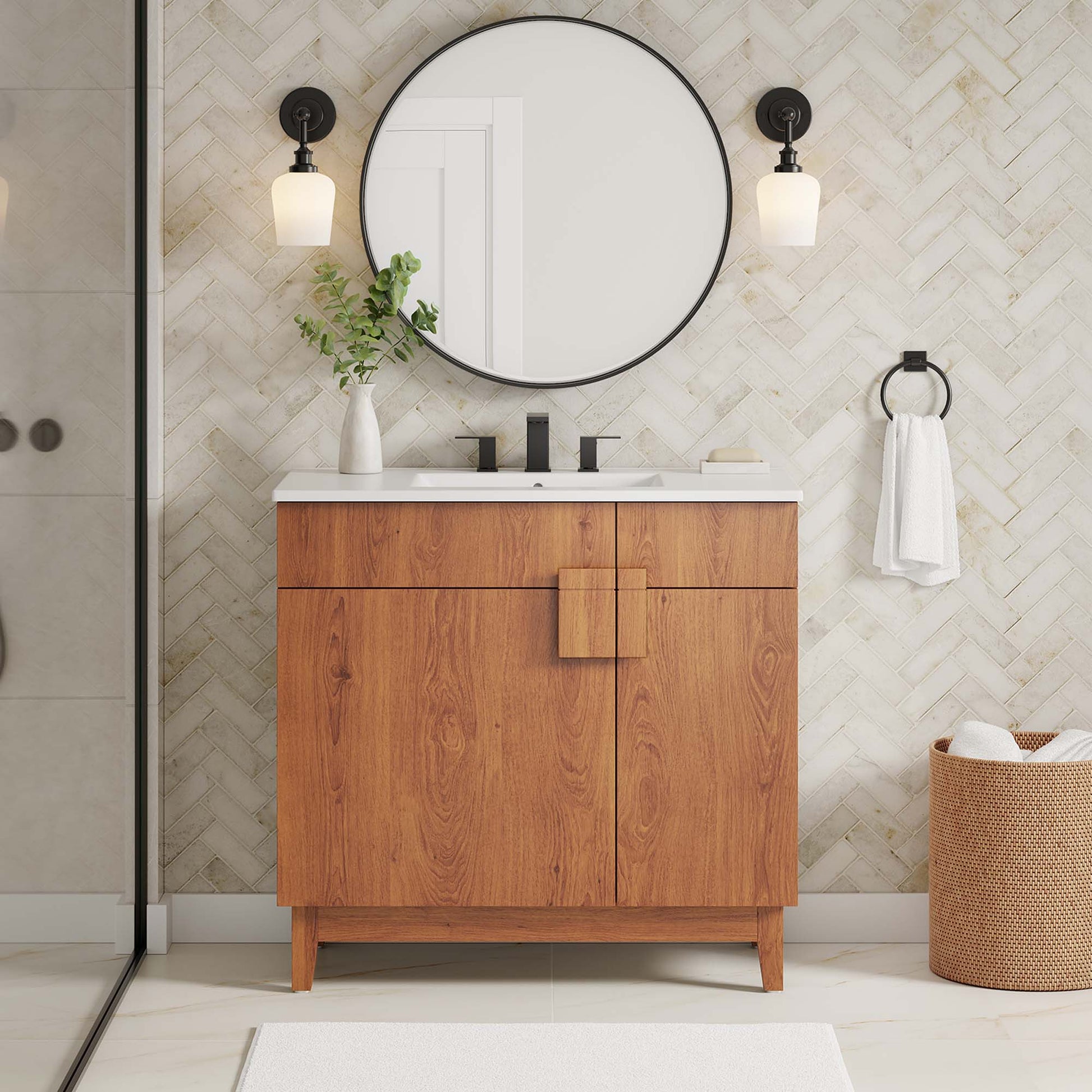 Miles Bathroom Vanity Basin Included