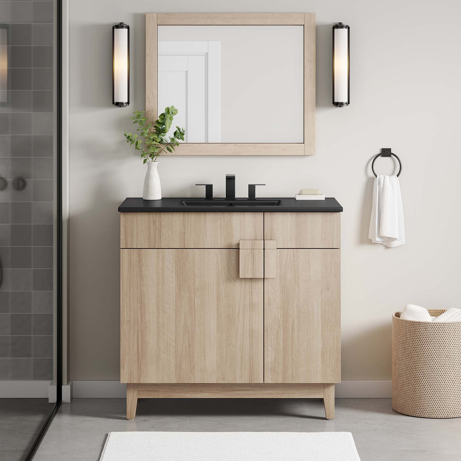 Miles Bathroom Vanity Basin Included