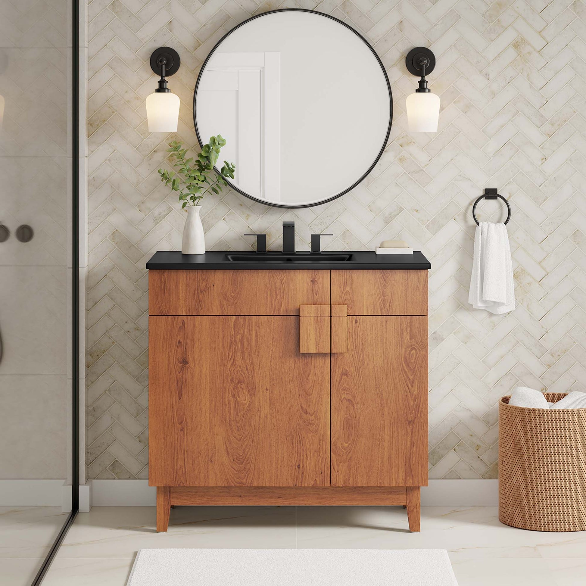 Miles Bathroom Vanity Basin Included
