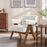 Lyra Boucle Fabric Armchair
