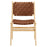 Saoirse Faux Leather Wood Dining Side Chair - Set of 2