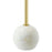 Aliza Round White Marble Side Table