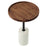 Amina Round Acacia Wood Side Table
